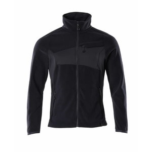 Fleece jacket with zipper Accelerate, dark blue 2XL, Mascot
