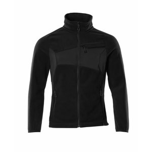 Fleece jacket with zipper Accelerate, black M, Mascot