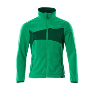 Fleece jacket with zipper Accelerate, green, Mascot