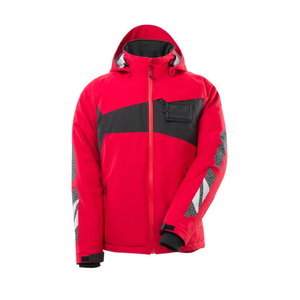 Winter jacket Accelerate Climascot, traffic red/black L, Mascot
