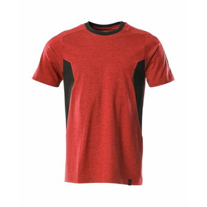 T-Shirt Accelerate, traffic red/black, Mascot