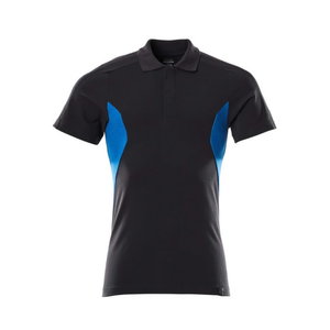 Polo Shirt Accelerate, dark navy/azure L, Mascot