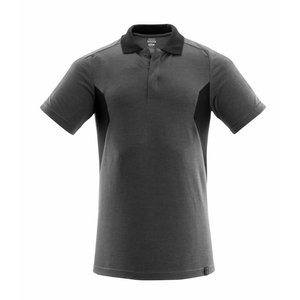 Polo Shirt Accelerate, dark grey/black, Mascot