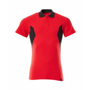 Polo Shirt Accelerate, traffic red/black 2XL, Mascot