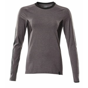 T-Shirt Accelerate, woman, long sleeved, dark anth./black 2XL, Mascot