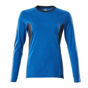 T-Shirt Accel 18391, woman, long sleeved, blue/dark navy 2XL