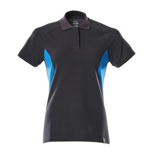 Polo Shirt Accelerate, woman, dark navy/azure 2XL, Mascot