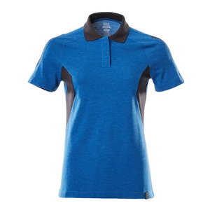 Polo marškinėliai Accelerate moteriški, žydra/tamsiai mėlyna, Mascot