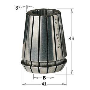 Precīzijas uzmava ER 40, 183 D=6 
