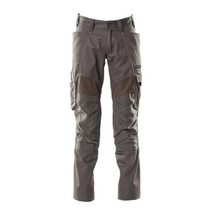 Trousers kneepad pockets Accelerate strets, dark anthracite 82C46, Mascot