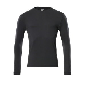 T-Shirt Crossover, long sleeve, black 2XL, Mascot