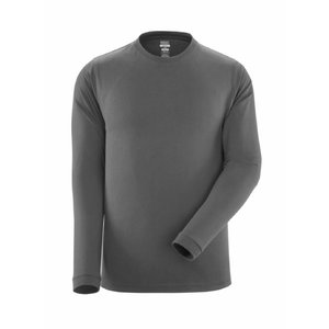 T-Shirt Crossover, long sleeve, dark anthracite 2XL, Mascot