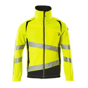 Jacket Accelerate Safe stretch, hi-viz  CL2, yellow/black, Mascot