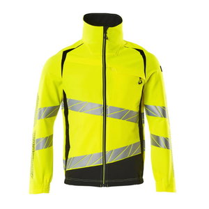 Jacket Accelerate Safe stretch, hi-viz  CL2, yellow/black 3X 3XL, Mascot