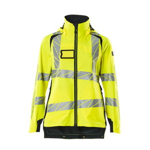 Shell Jacket Accelerate Safe, women, hi-vis yellow/dark navy L, Mascot