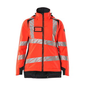 Winter jacket ACCELERATE SAFE women, HI-VIS CL2, red, Mascot