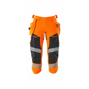 Pants 3/4 Accelerate Safe stretch, hi-viz CL1, orange, Mascot