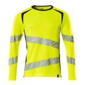 T-shirt Accelerate Safe, long sleev, hi-vis CL3, yellow/blac L, Mascot