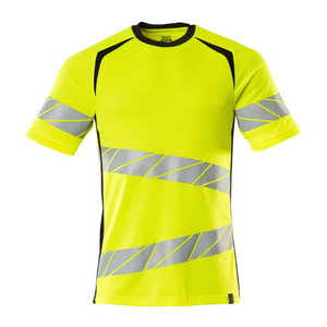 Hi-vis T-krekls Accelerate Safe, CL2, dzeltens/melns, 2XL, Mascot