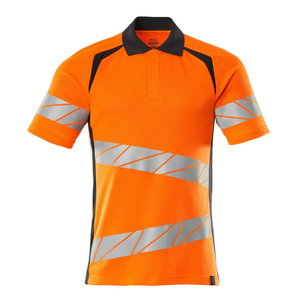 Hi-vis polo krekls Accelerate Safe, CL2, oranžs/tumši zils, Mascot