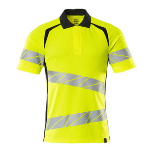 Polo marškinėliai Accelerate, CL2, geltona/juoda L, Mascot