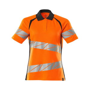 Polo Accelerate Safe ladies, hi-vis CL2 orange/dark blue 2XL, Mascot