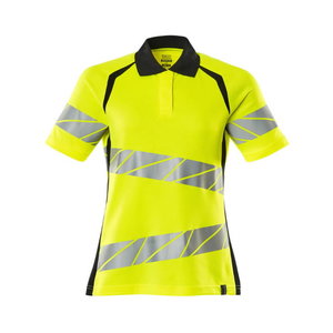Polo Accelerate Safe ladies, hi-vis CL2 yellow/black 2XL, Mascot