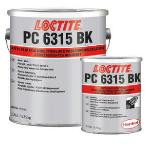 Anti-slip coating  PC 6315 black 6,46kg, Loctite