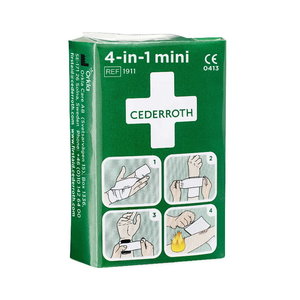 Sterilus žaizdų tvarstis 4-in-1 Mini 6cm x 3m, Cederroth