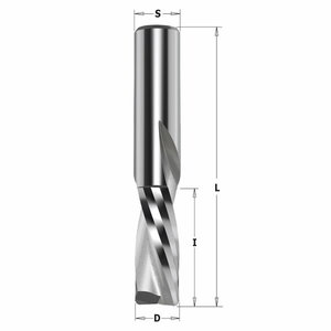 Koka frēzes uzgalis Z2 S.T.C.D=5X17X60 S=8 RH 