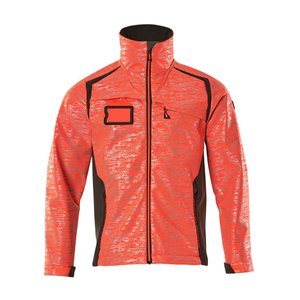 Hi-vis softshell jaka Accelerate Safe, sarkana/t. pelēka, S, Mascot