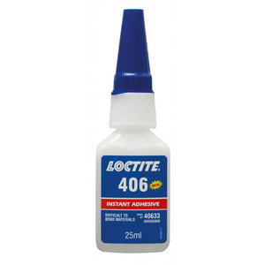 Momentiniai klijai (plastikas, guma) LOCTITE 406 50g