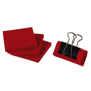 Wire cleaning set red for steel