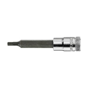 Screwdriver bit socket 1/4 4mm L60mm IN20L, Gedore