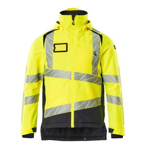 Hi. vis winterjacket Accelerate Safe, CL3, yellow/dark navy, Mascot