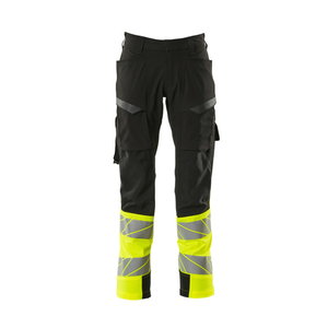 Trousers Accelerate Safe ultimate strech, hi-vis CL1 yellow, Mascot