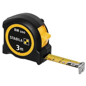 STABILA BM 100 pocket tape, metric scale 3m x 16 mm