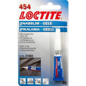 Momentiniai klijai (universalūs, gelis) LOCTITE 454 3g