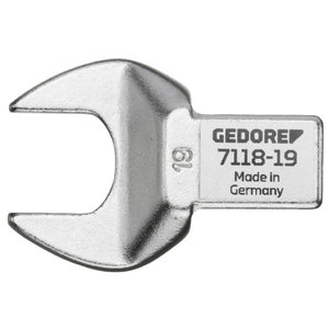Rectangular open end fitting 34mm 14x18 7118, Gedore