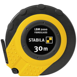 Tape measure LBM 2000, closed case, fiberglass tape, class III 30m, Stabila