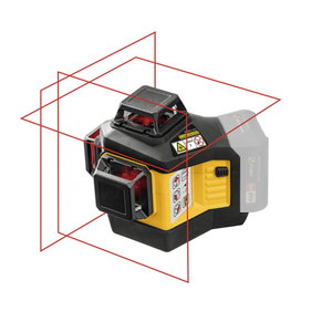 Lazerinis niivelyras LAX 600, 3x360&deg; raudonos linijos, korpu CAS