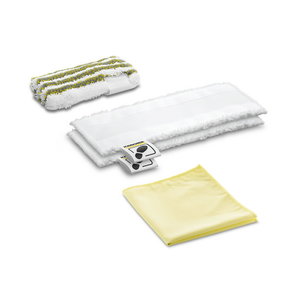 Microfibre cloth set for bathrooms 