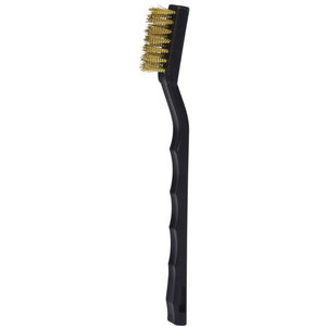 brass wire spark plug wire brush 2 rowed