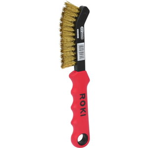 Brass wire brush, 2 rowed 