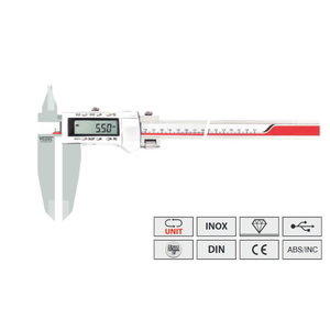 Elektroniskais mērtausts 500/100/0,01mm DIN862, Vögel