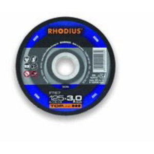 Cut-off wheel for steel FT67 TOP line 125x2,5/22,23mm, Rhodius