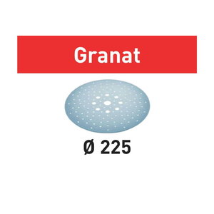 Шлифовальный диск на липучке Velcro Granat 128 отверстий 25шт, FESTOOL