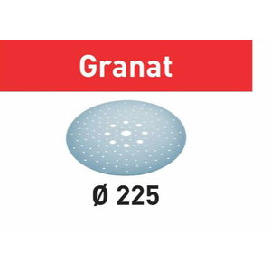 Šlifavimo popierius GRANAT / STF D225/128 / P80 / 5 vnt., Festool