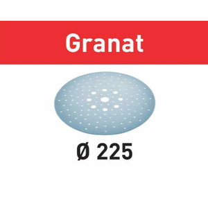 Šlifavimo popierius GRANAT / STF D225/128 / P120 / 5 vnt. 225mm P120, Festool