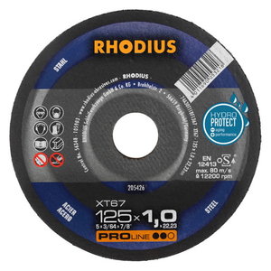 Pjovimo diskas metalui XT67 150x1.5, Rhodius